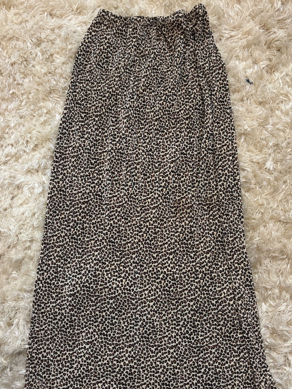Leopard Print Straight Maxi Skirt - Picture 1 of 5